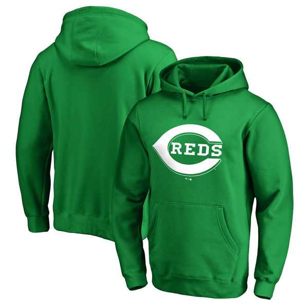 Men's Cincinnati Reds Fanatics Branded Kelly Green St. Patrick's Day White Logo Pullover Hoodie,We sell and wholesale Men's Cincinnati Reds Fanatics Branded Kelly Green St. Patrick's Day White Logo Pullover Hoodie on line form chian!